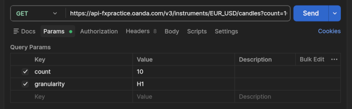 API Query Parameters